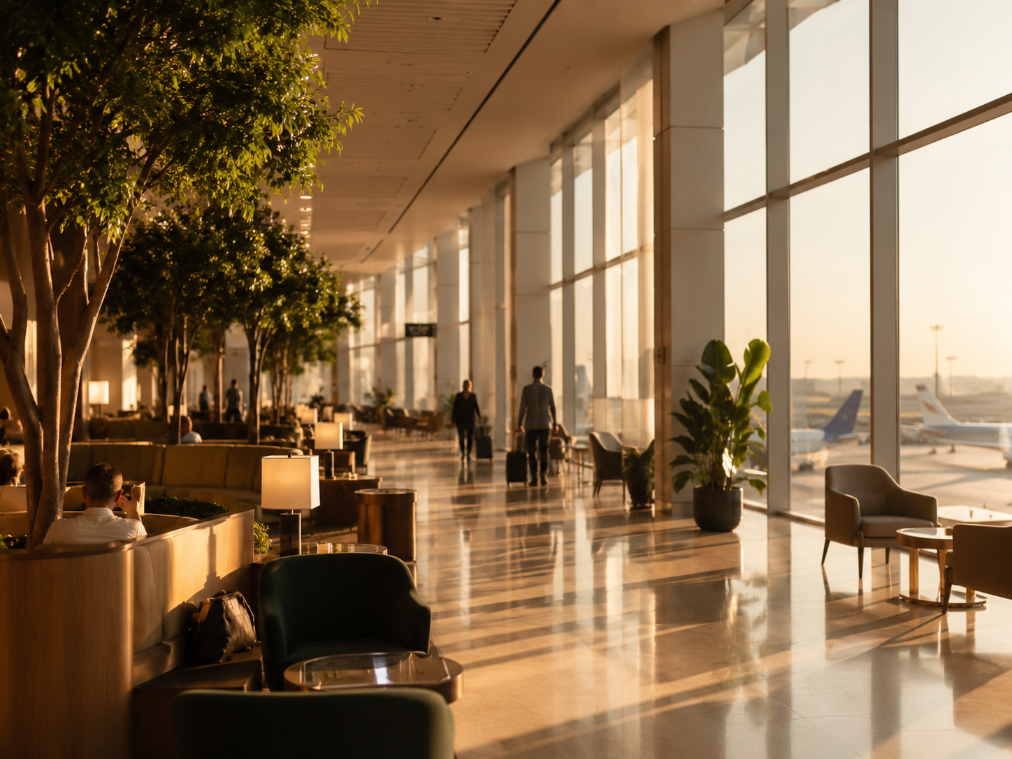 Premium airport lounge
